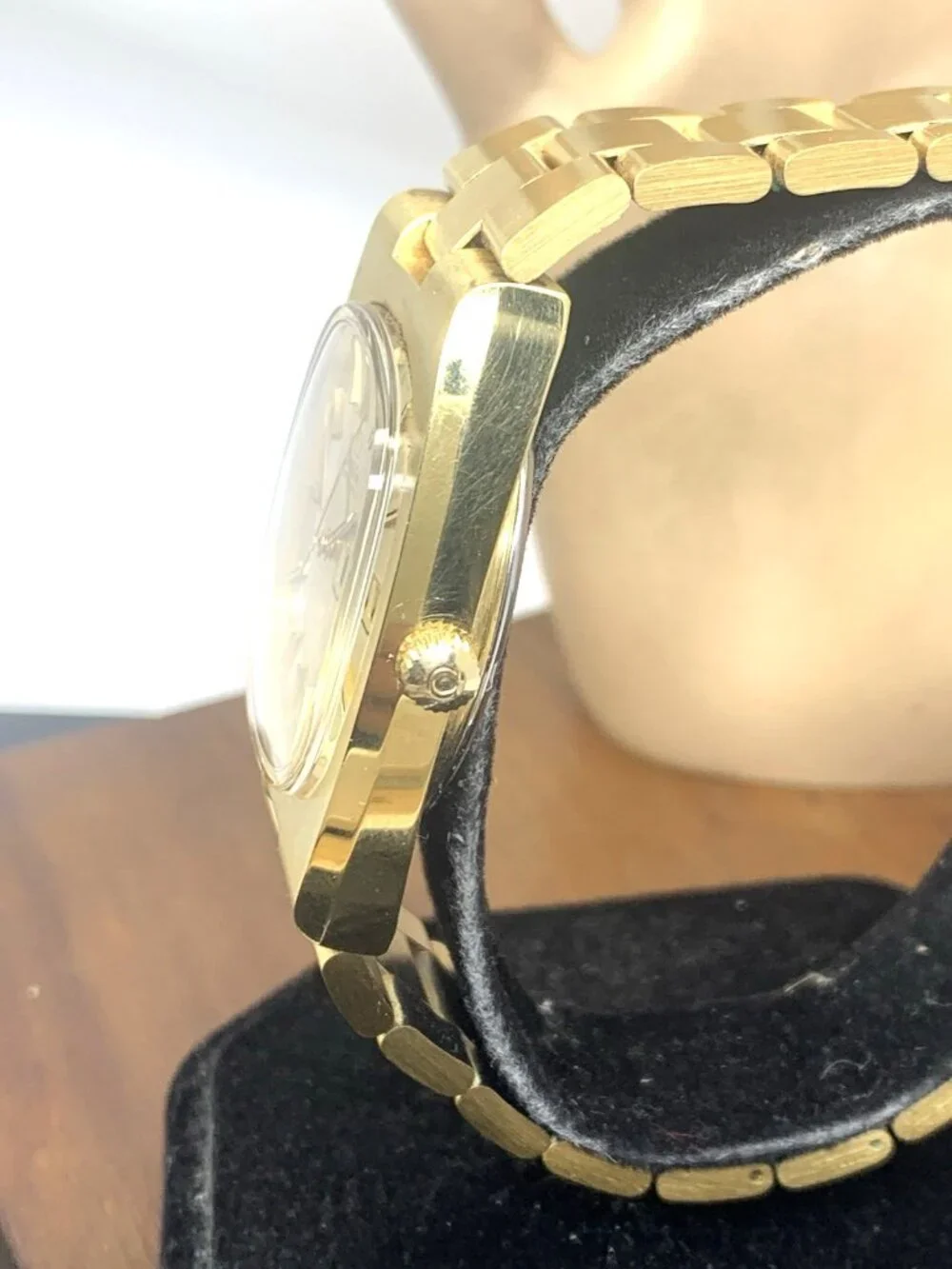 Omega 166.0192 Men's Watch 1020 Vintage Swiss Automatic Day Date Gold Steel 36mm